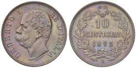 Umberto I (1878-1900) 10 Centesimi 1893 R - Nomisma 1017 CU (g 10,07) NC 
SPL