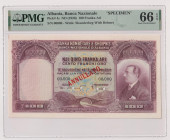 ALBANIA Banca Nazionale d'Albania, Protettorato Italiano - 100 Franchi Oro del 1926 SPECIMEN con dicitura "Annullato". Crap. OI 54s RR In slab PMG n° ...