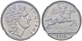 ALBANIA Amet Zogu (1925-1939) Lek 1926 R Prova - Mont. 65 AG RRRR In slab NGC n° 6143414-018. Solo 50 esemplari coniati. Ex asta MDC Monaco 9 del 03/0...