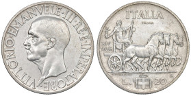 Vittorio Emanuele III (1900-1943) 20 Lire 1936 Prova - Nomisma P20; Luppino PP152 AG RRRR 
FDC