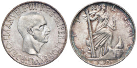 Vittorio Emanuele III (1900-1943) 10 Lire 1936 - Nomisma 1121 AG 
FDC