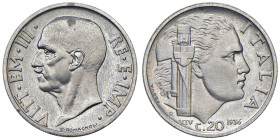Vittorio Emanuele III (1900-1943) 20 Centesimi 1936 Prova - Nomisma P54; Luppino PP234 NI RRR Ex asta Nomisma 42 del 23/10/2010, lotto 1152.
FDC