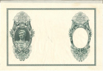 Africa Orientale Italiana - 1000 Lire Progetto, anno XIV dell’era fascista, stampa Istituto Poligrafico dello Stato Roma, UNICO. Inedito studio prelim...