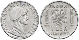 Vittorio Emanuele III Albania (1900-1943) Lek 1939 antimagnetico - Nomisma 1453 AC/NI
FDC