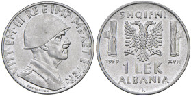 Vittorio Emanuele III Albania (1900-1943) Lek 1939 magnetico - Nomisma 1454 var. an XVII AC RR
SPL