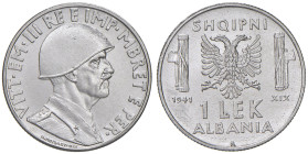§ Vittorio Emanuele III Albania (1900-1943) Lek 1941 - Nomisma 1456 AC RRRRR Moneta della più grande rarità, conosciuta in soli 6 esemplari. Ex Asta N...