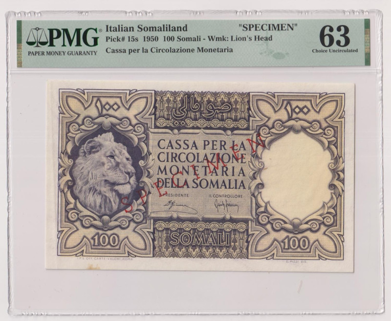 AFIS (Amministrazione fiduciaria italiana della Somalia) - 100 Somali del 1950 S...