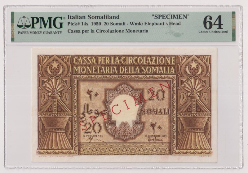 AFIS (Amministrazione fiduciaria italiana della Somalia) - 20 Somali del 1950 SP...