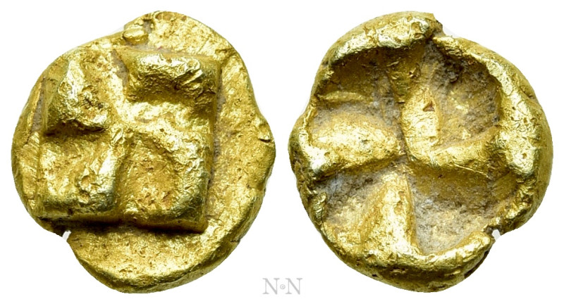 IONIA. Uncertain. EL 1/48 Stater (Circa 625-600 BC). 

Obv: Raised clockwise s...