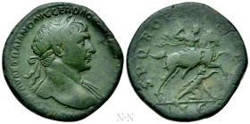 TRAJAN (98-117). Sestertius. Rome