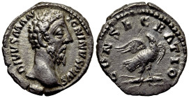 DIVUS MARCUS AURELIUS (Died 180). Denarius. Rome