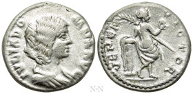 JULIA DOMNA (Augusta, 193-217). Denarius. Emesa or Laodicea