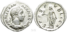 SEVERUS ALEXANDER (222-235). Denarius. Rome