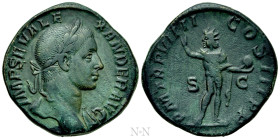 SEVERUS ALEXANDER (222-235). Sestertius. Rome