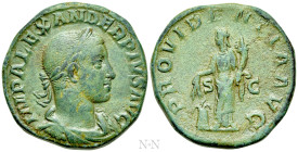 SEVERUS ALEXANDER (222-235). Sestertius. Rome