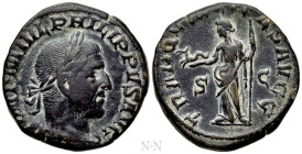 PHILIP I 'THE ARAB' (244-249). Sestertius. Rome