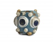 Carthaginian polychrome glass Stratified Eye Bead
4th - 3rd century BC; height cm 2,7; Provenance: The Gotha Precious Collection: property of a Swiss...