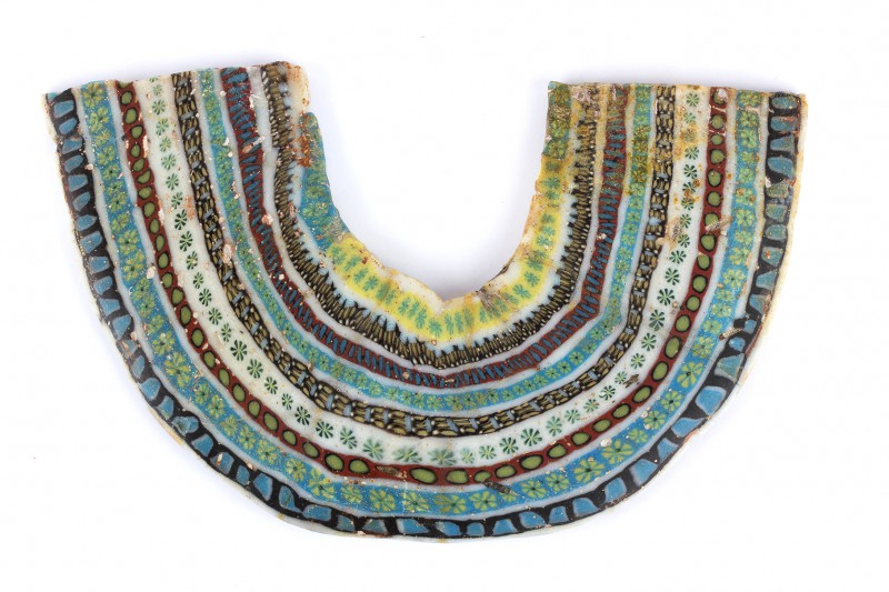 Egyptian Pectoral mosaic glass inlay
Ptolemaic Period (ca. 300-50 BC); length c...