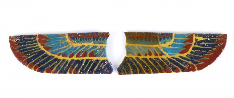 Egyptian Horus Wings mosaic glass inlay
Ptolemaic Period (ca. 300-50 BC); lengt...