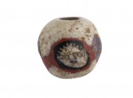 Egyptian Face Bead mosaic glass 
1st century BC - 1st century AD; height cm 1,5; Provenance: The Gotha Precious Collection: property of a Swiss Colle...