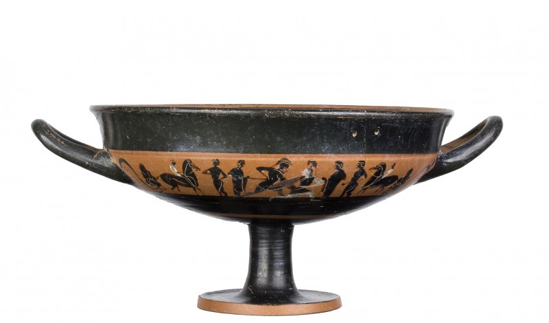 Attic Black-Figure Band-Cup Kylix With Amazonomachy
ca. 550 – 500 BC; diam. cm ...