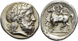 MAKEDONISCHE KÖNIGE. Philipp II., 359 - 336 v. Chr. Philipp II., 359 - 336 v. Chr. Tetradrachme ø 26mm (14.43g). ca. 355 - 349/48 v. Chr. Mzst.Amphipo...