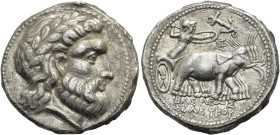 NÖRDLICHE LEVANTE. SELEUKIDEN. Seleukos I. Nikator, 312 - 281 v. Chr. Seleukos I. Nikator, 312 - 281 v. Chr. Tetradrachme ø 26mm (16.01g). ca. 285 - 2...