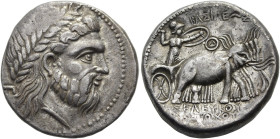 NÖRDLICHE LEVANTE. SELEUKIDEN. Seleukos I. Nikator, 312 - 281 v. Chr. Seleukos I. Nikator, 312 - 281 v. Chr. Tetradrachme ø 25mm (13.67g). ca. 285 - 2...