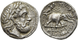NÖRDLICHE LEVANTE. SELEUKIDEN. Seleukos I. Nikator, 312 - 281 v. Chr. Seleukos I. Nikator, 312 - 281 v. Chr. Drachme ø 17mm (4.14g). ca. 285 - 281 v. ...