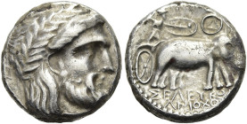 NÖRDLICHE LEVANTE. SELEUKIDEN. Seleukos I. Nikator, 312 - 281 v. Chr. Seleukos I. Nikator, 312 - 281 v. Chr. Drachme ø 15mm (3.18g). ca. 285 - 281 v. ...