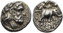 NÖRDLICHE LEVANTE. SELEUKIDEN. Seleukos I. Nikator, 312 - 281 v. Chr. Seleukos I. Nikator, 312 - 281 v. Chr. Obol ø 9mm (0.68g). ca. 285 - 281 v. Chr....