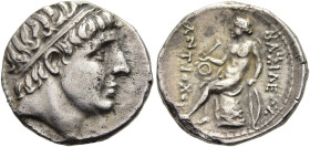 NÖRDLICHE LEVANTE. SELEUKIDEN. Antiochos I. Soter, 281 - 261 v. Chr. Antiochos I. Soter, 281 - 261 v. Chr. Drachme ø 18mm (4.21g). Mzst.Aï Khanoum. Vs...