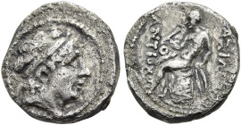 NÖRDLICHE LEVANTE. SELEUKIDEN. Antiochos I. Soter, 281 - 261 v. Chr. Antiochos I. Soter, 281 - 261 v. Chr. Hemidrachme ø 12mm (1.94g). Mzst.Aï Khanoum...