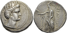 NORD-PERSIEN. Andragoras, 3. Jh. v. Chr. Andragoras, 3. Jh. v. Chr. Tetradrachme ø 26mm (16.80g). ca. 245 - 240 v. Chr. Mzst.Hekatompylos(?). Vs.: Kop...