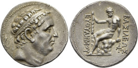 KÖNIGREICH BAKTRIEN. Euthydemos I., ca. 225 - 200 v. Chr. Euthydemos I., ca. 225 - 200 v. Chr. Tetradrachme ø 29mm (16.28g). ca. 215 - 208 v. Chr. Vs....