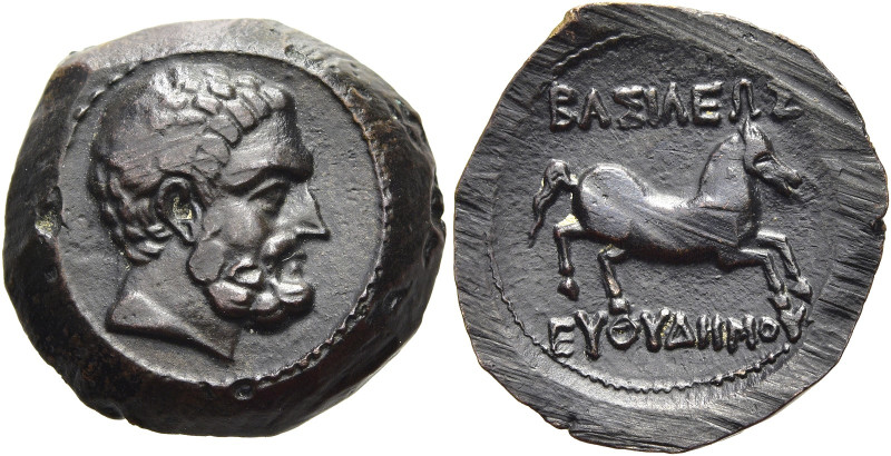 KÖNIGREICH BAKTRIEN. Euthydemos I., ca. 225 - 200 v. Chr. Euthydemos I., ca. 225...