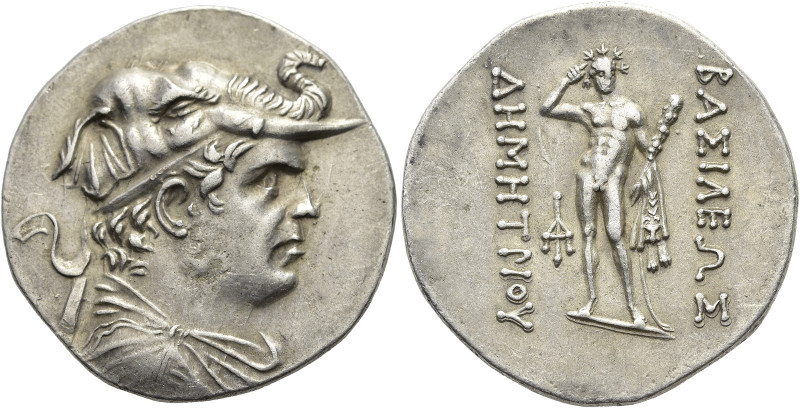 KÖNIGREICH BAKTRIEN. Demetrios I., ca. 200 - 190 v. Chr. Demetrios I., ca. 200 -...