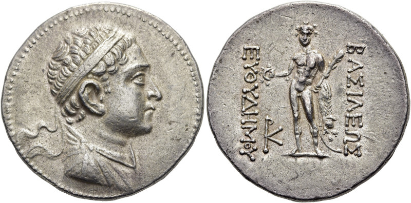 KÖNIGREICH BAKTRIEN. Euthydemos II., ca. 190 - 186 v. Chr. Euthydemos II., ca. 1...