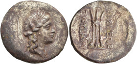 KÖNIGREICH BAKTRIEN. Euthydemos II., ca. 190 - 186 v. Chr. Euthydemos II., ca. 190 - 186 v. Chr. Kupfer-Nickel, Nominal B ø 26mm (9.93g). Vs.: Kopf de...