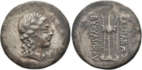 KÖNIGREICH BAKTRIEN. Euthydemos II., ca. 190 - 186 v. Chr. Euthydemos II., ca. 190 - 186 v. Chr. Kupfer-Nickel, Nominal B ø 24mm (7.78g). Vs.: Kopf de...