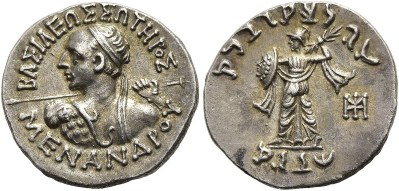 KÖNIGREICH BAKTRIEN. Menander I. Soter, ca. 165 - 130 v. Chr. Menander I. Soter,...