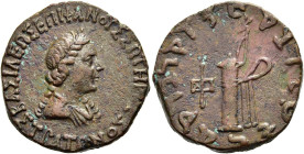 KÖNIGREICH BAKTRIEN. Straton I. Epiphanes Dikaios Soter, ca. 110 - 95 v. Chr. Straton I. Epiphanes Dikaios Soter, ca. 110 - 95 v. Chr. Nominal B ø 24m...