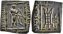 KÖNIGREICH BAKTRIEN. Apollodotos II. Megas Soter Philopator, ca. 70 - 55 v. Chr. Apollodotos II. Megas Soter Philopator, ca. 70 - 55 v. Chr. Nominal A...