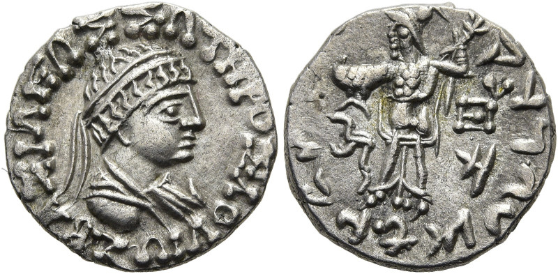 KÖNIGREICH BAKTRIEN. Zoilos II. Soter, ca. 55 - 40 v. Chr. Zoilos II. Soter, ca....