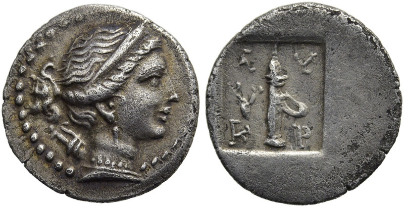 LYKIEN. LYKISCHER BUND. Kragos. Kragos. Vierteldrachme oder Diobol ø 13mm (0.93g...