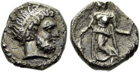 KILIKIEN. MALLOS. Obol ø 9mm (0.60g). ca. 385 - 333 v. Chr. Vs.: Kopf des Kronos mit Diadem n. r. Rs.: Demeter in langem Gewand mit Kornähren in der R...