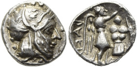 NÖRDLICHE LEVANTE. SELEUKIDEN. Antiochos I. Soter, 281 - 261 v. Chr. Antiochos I. Soter, 281 - 261 v. Chr. Hemidrachme, Imitation aus der Drangiana ø ...