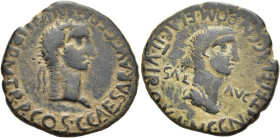 TARRACONENSIS. CARTHAGO NOVA. Milonia Caesonia, ab 41 n. Chr. Milonia Caesonia, ab 41 n. Chr. ø 28mm (9.73g). 39 - 41 n. Chr. Mzst.Carthago Nova. Vs.:...