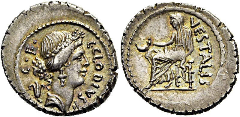RÖMISCHE REPUBLIK NACH 211 V. CHR. C. Clodius Vestalis, 41 v. Chr. C. Clodius Ve...