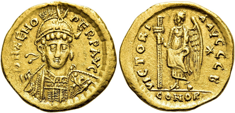 Zeno, 474 - 491 n. Chr. Zeno, 474 - 491 n. Chr. Solidus ø 19mm (4.49g). 2. Regie...